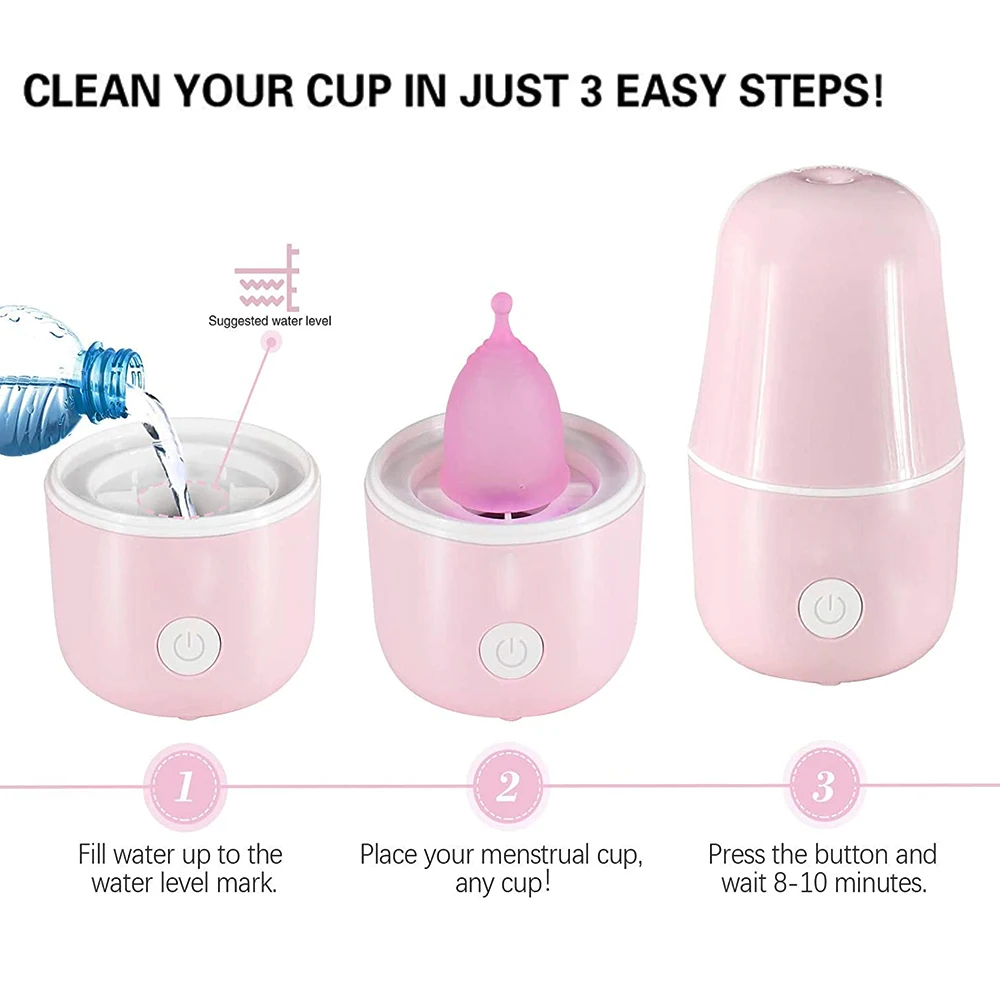 Стерилизатор для менструальной чаши инструмент маникюра с дезинфекцией