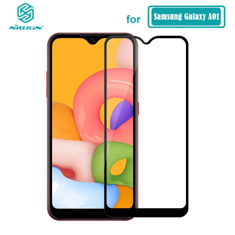 

Закаленное стекло для Samsung Galaxy A01 Nillkin CP + Pro 2.5D полная защитная пленка для экрана для Samsung Galaxy A01 стекло