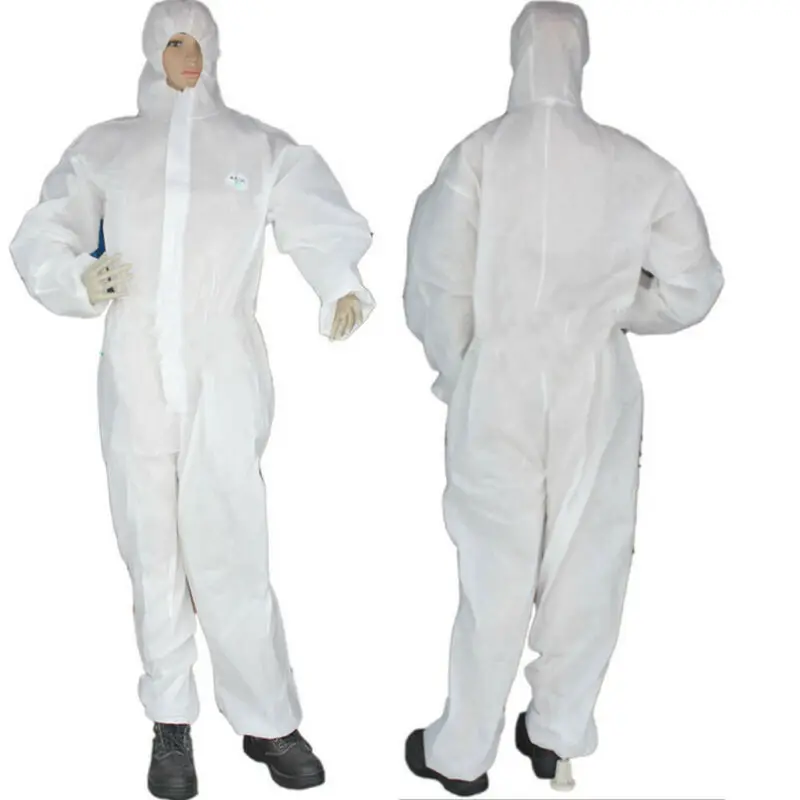 Hiriginr Одноразовый комбинезон Hazmat костюм Защитная Антивирусная одежда