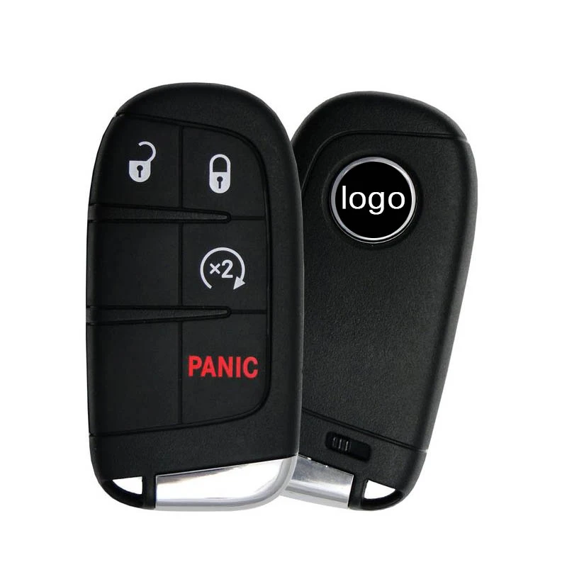 KEYECU OEM БЕСКЛЮЧЕВОЙ дистанционный умный ключ 4/5 Кнопка 433 МГц 4A чип для Fiat 500 500L 500X 2016