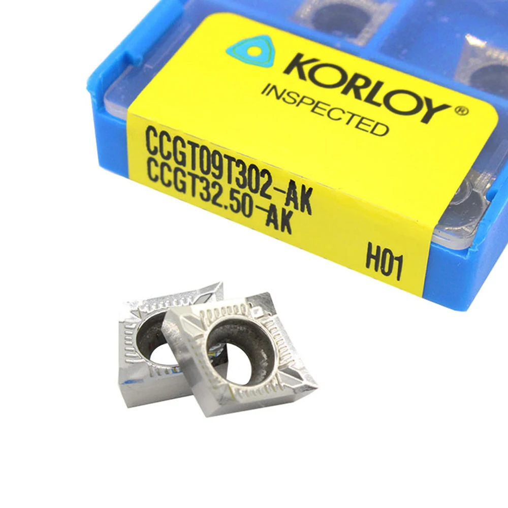 CCGT060204 H01 CCGT09T302 09T304 09T308-ак CCGT120402-AK H01 ПГУ 120404 120408 оригинальная вставка CNC карбида Алюминий лезвие
