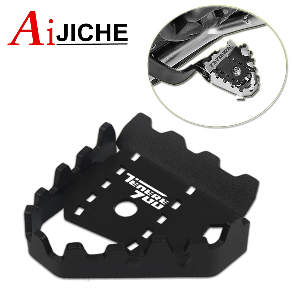 

Motorcycle Brake Pedal Extension Step Tip Plate Enlarge Peg Pad Extender Fit For YAMAHA TENERE 700 Tenere700 XTZ 700 2019-2021
