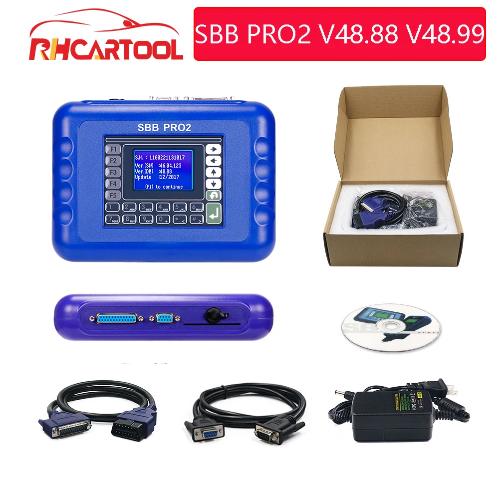 Диагностический инструмент OBD2 программатор ключей для FIAT LEXUS SKODA LINCOLN SUBARU SBB Pro2 V48.88