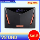 Новинка GTmedia V8 UHD DVB S2 T2 комбинированный спутниковый ТВ-приемник Поддержка 4K PowerVu Biss Youtube Xtream Встроенный Wi-Fi Cline Newcamd