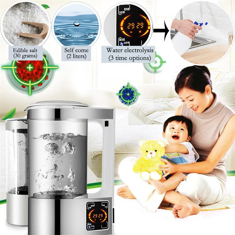 

200ml Portable Disinfection Liquid Making Machine Self-made Disinfection Phone Sterilizer Household Disinfectant Maker