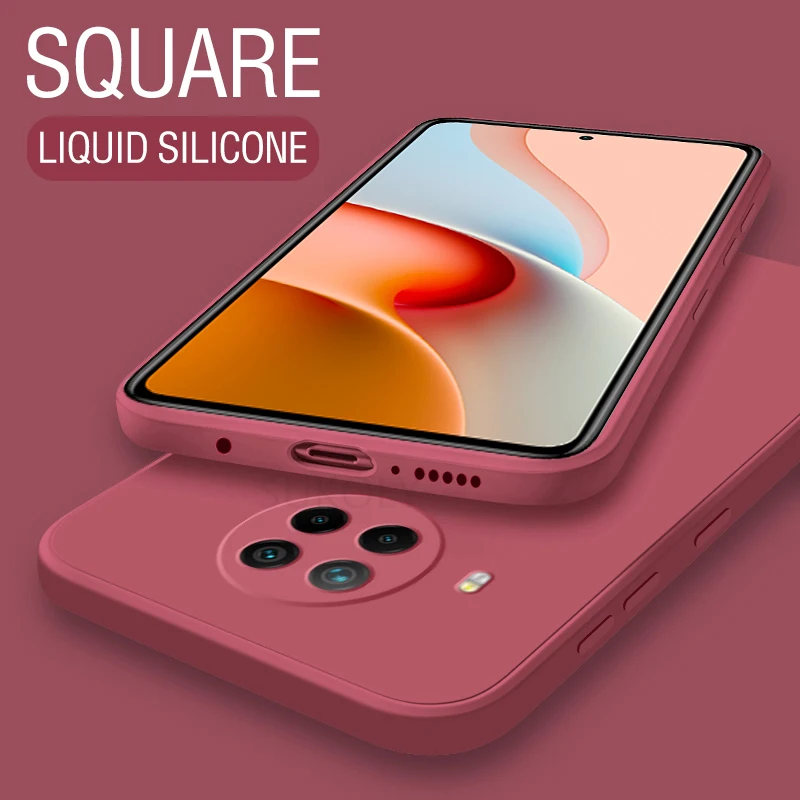 

Liquid Silicone Soft Cover For Redmi Note 9 Pro Redmi Note 10 Pro 9 9T K40 Xiaomi Mi 11 Lite Ultra 10S POCO F3 M3 Pro Case Cover