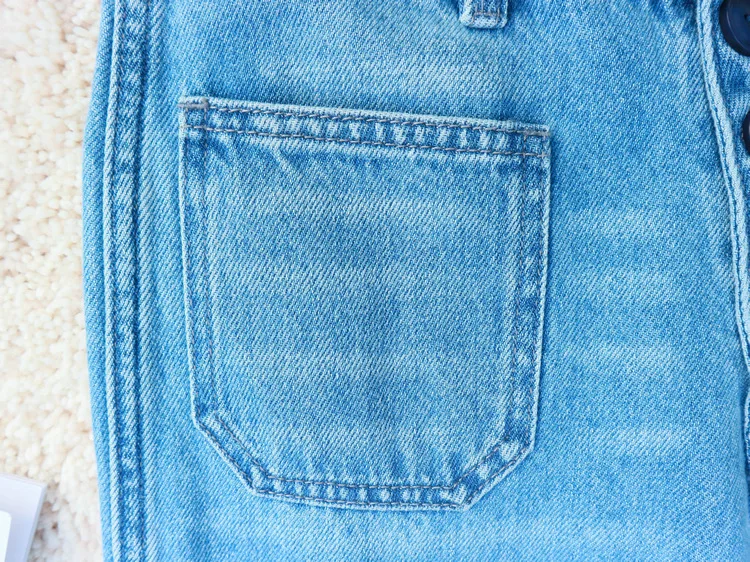 

Women Flared Trousers Jeans Vintage Female High Waist Casual Blue Denim Bell-bottoms Flares