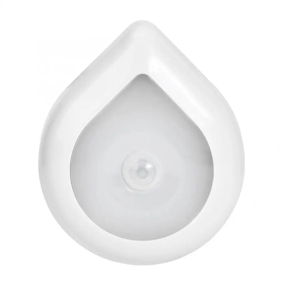 Тонкий кемпинговый шкаф свет капельки воды датчик тела движения 6 шт.