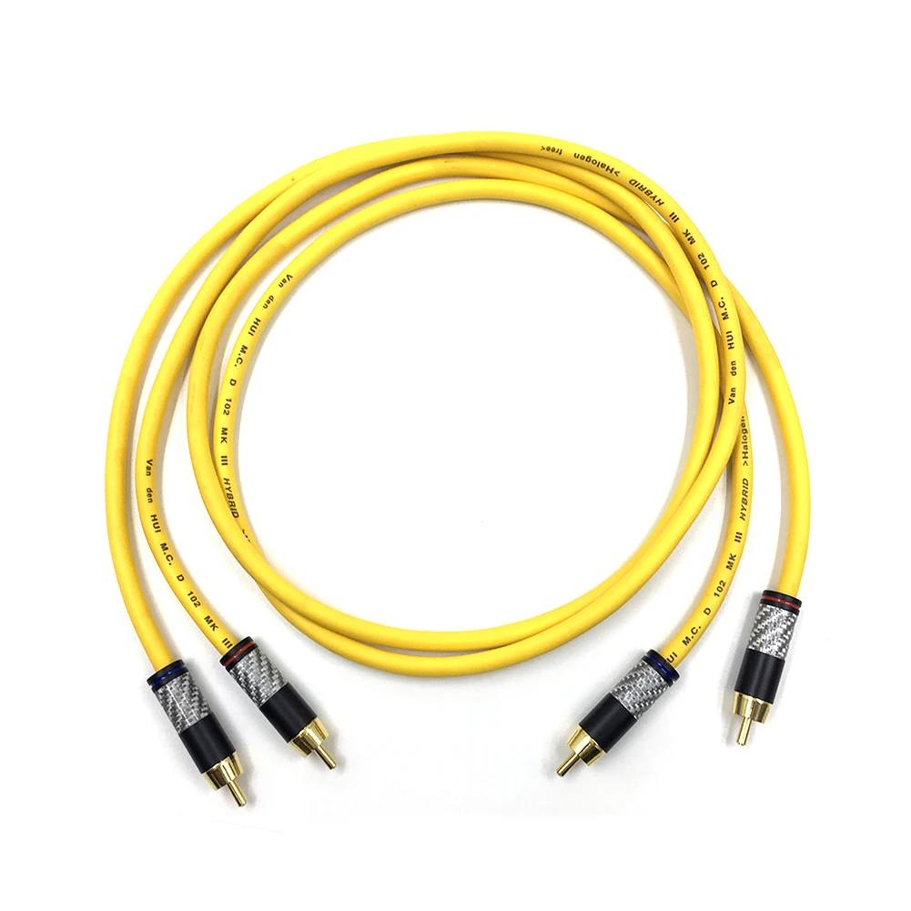 Пара Van Den Hul M C D102 MKIII гибридные аналоговые соединения RCA кабель для CD playe продукция