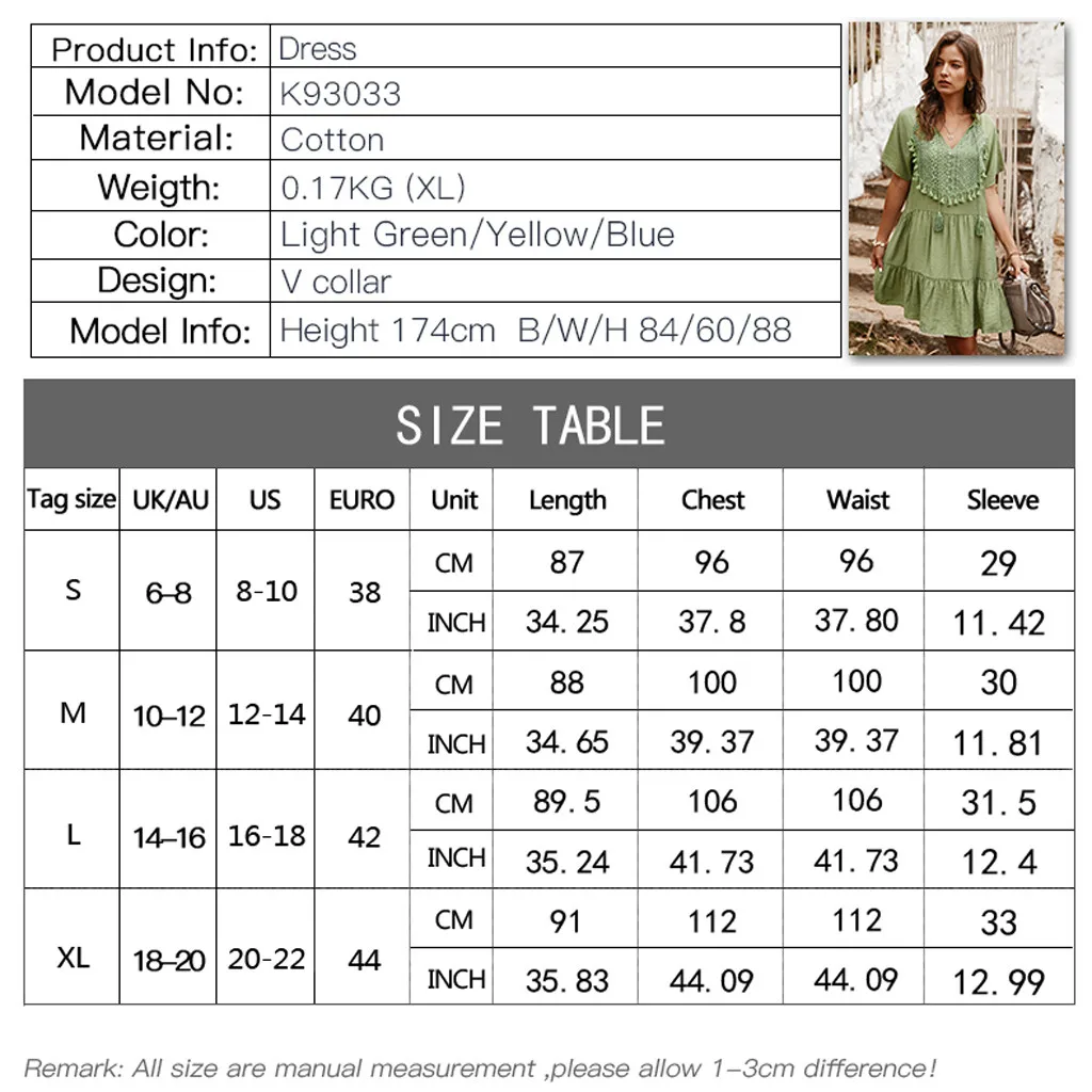 

Women Summer Dress 2020 Casual Loose Boho Solid Dress Sexy Party Beach Dresses Women Sundress Ruffle Mini Dress Vestidos#J30