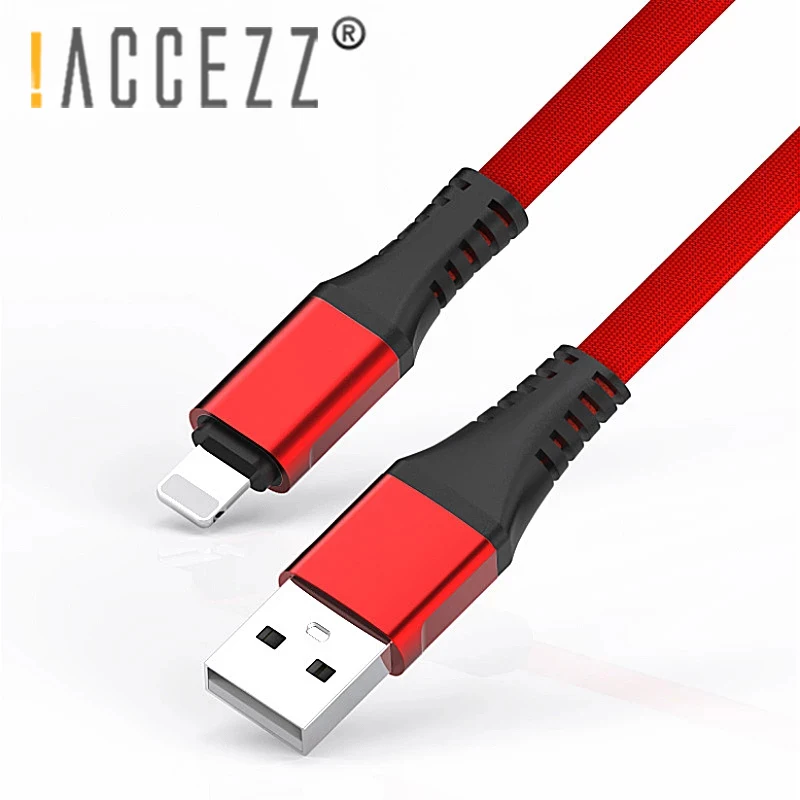 ! Короткий USB-кабель ACCEZZ для зарядки и передачи данных освещение iphone XS XR X 8 7 6 6S 5S 5C