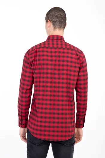 Kigili мужские рубашки с длинным рукавом одноцветная оксфордская рубашка