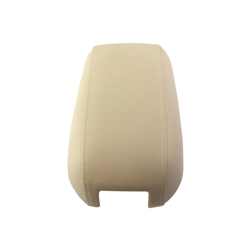 Крышка подлокотника центральной консоли автомобиля черная кожаная Замена для