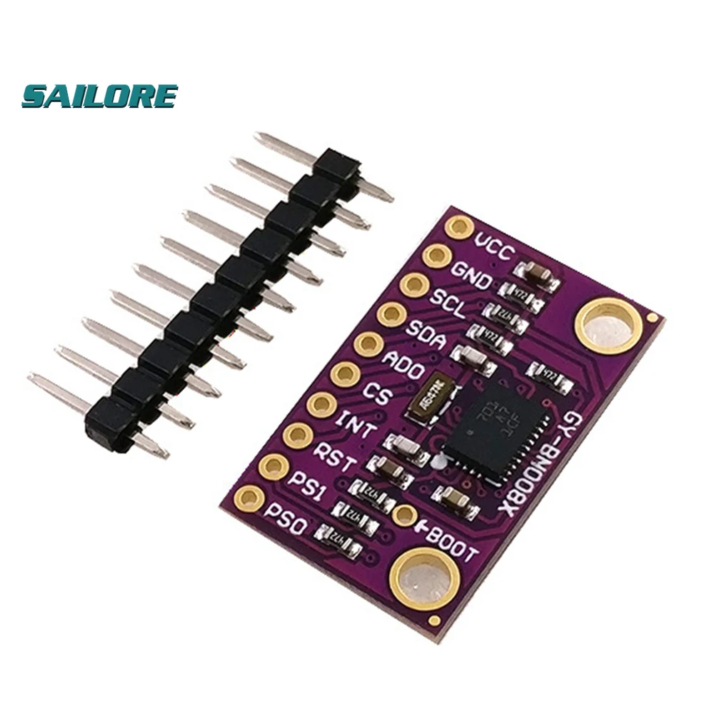 

Модуль датчика BNO080, высокоточный магнитометр с ускорением по девяти осям, 9DOF AHRS GY- BNO080