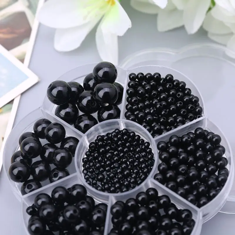 

612 Pcs 3-12mm Black Plastic Crafts Safety Eyes for Teddy Bear Soft Dolls Toy
