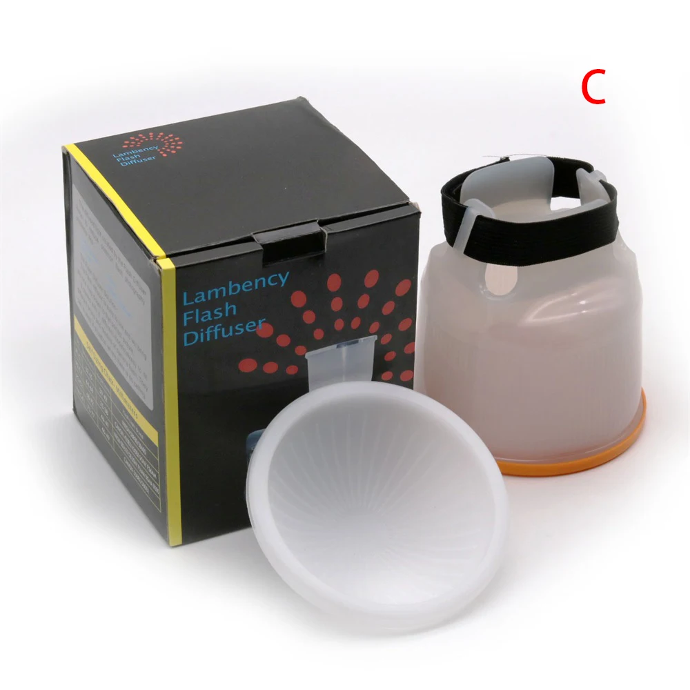 Универсальный Набор рассеивателей вспышки с белыми + оранжевыми прозрачными