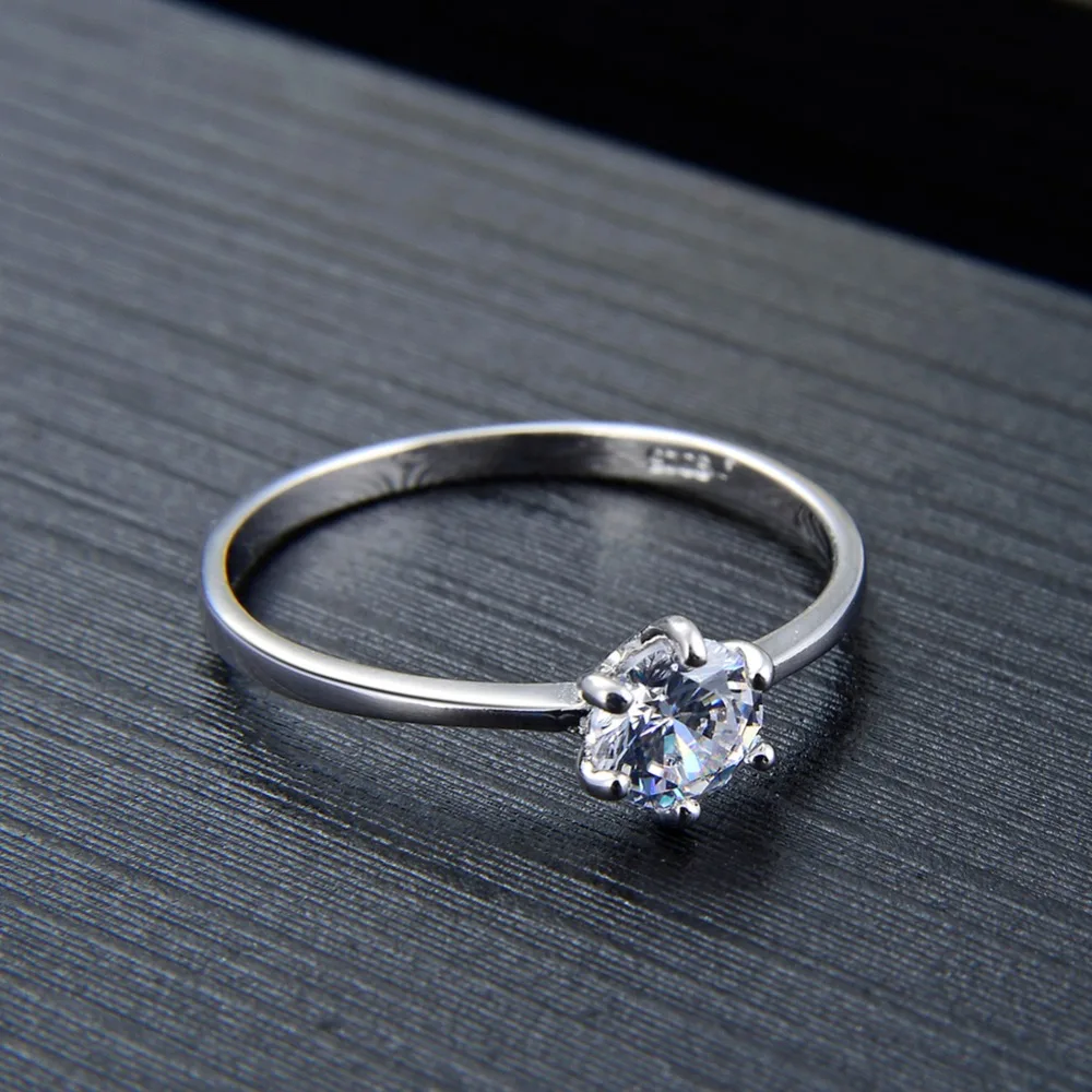 ORSA JEWELS Стерлинговое серебро женские кольца AAA кубический циркон сверкающий кристалл обручальное кольцо палец кольца из серебра 925 пробы, ювелирные изделия OSR56-1