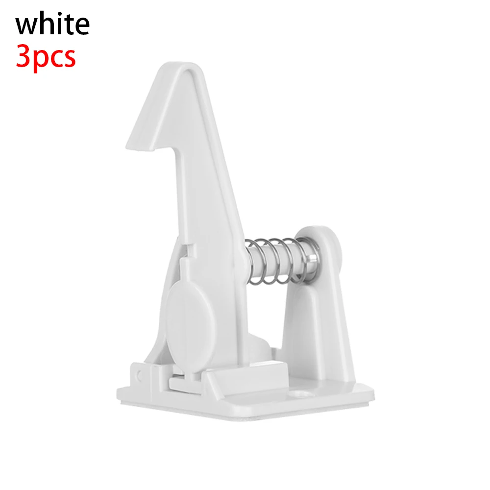 3Pcs 1/3 шт. Детские безопасности двери шкафа замок для безопасности замок Защита с выдвижными ящиками блокиратор для Невидимый шкафчик для одежды безопасности блокиратор - Цвет: 3Pcs