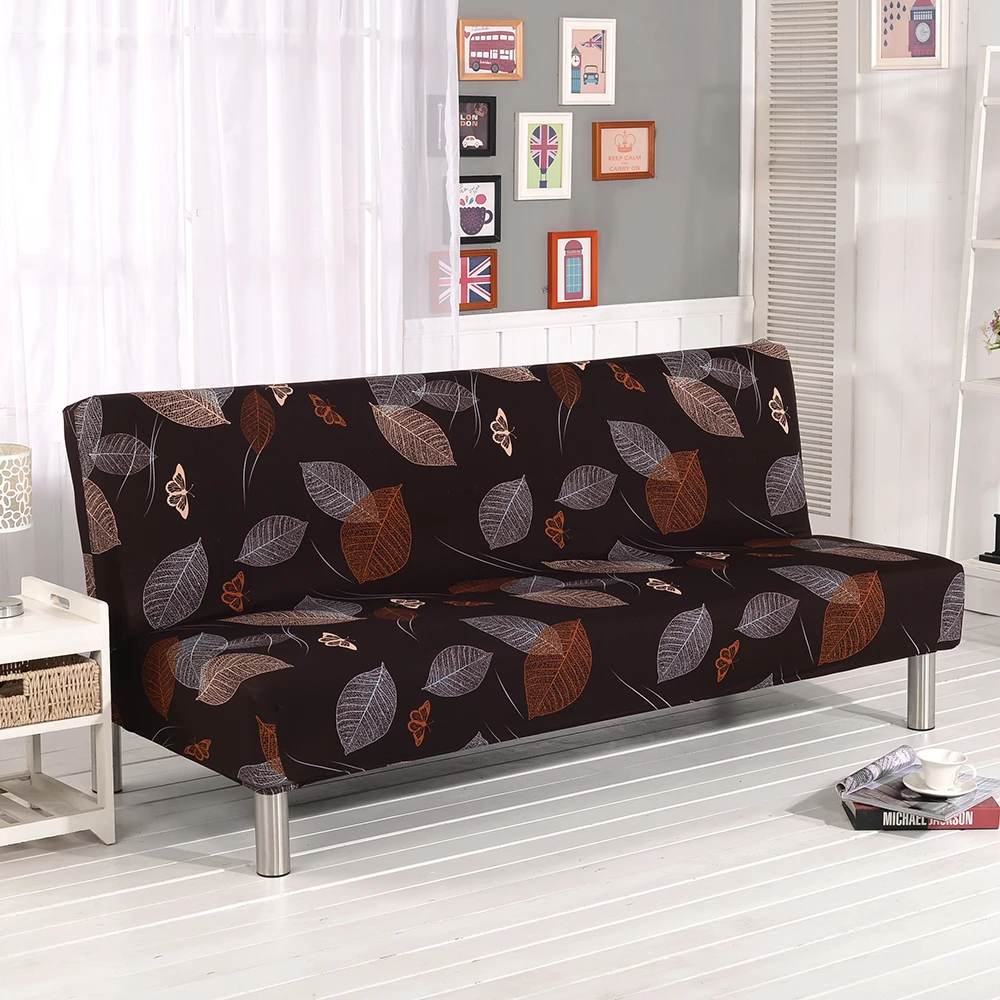 Sofa Seater Covers Solid Color Without Armrests Bed Cover Protector Living Room Slipcover All-inclusive Folding Stretch | Дом и сад