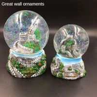 great wall temple of heaven imitation crystal ball ornaments 3d model commemorative gift send gift
