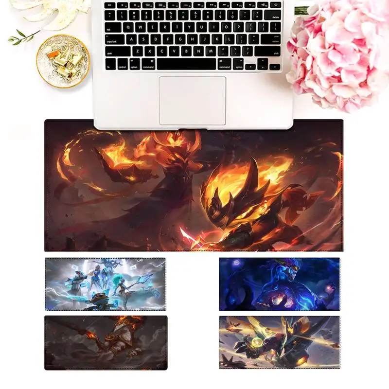 

Персонализированный коврик для мыши League of Legends, ПК, ноутбук, геймерский коврик для мыши, аниме нескользящий коврик, Настольный коврик для кла...