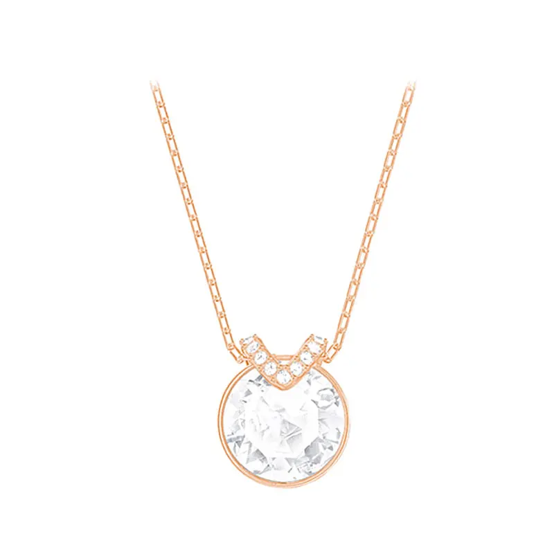 

High-quality Swa original crystal V-shaped gemstone tassel is suitable for women to party.