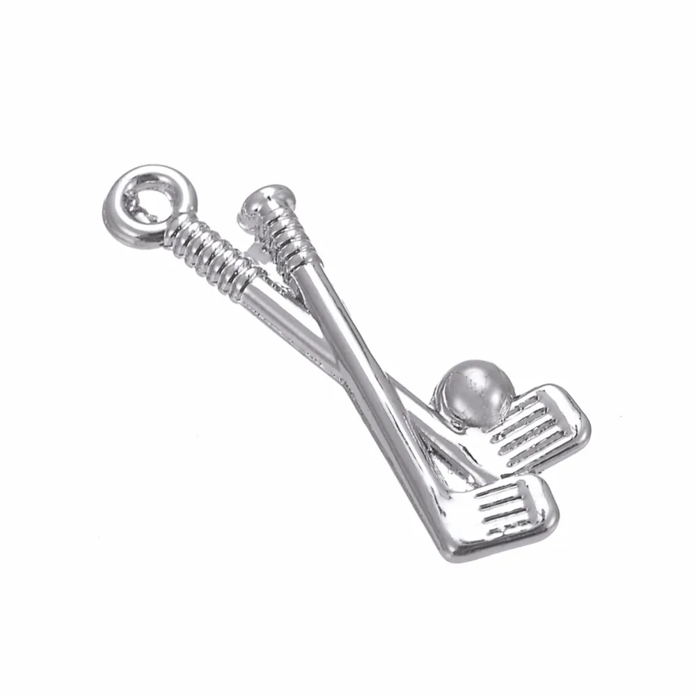 LIKGREAT спортивная серия ювелирные изделия серебряный цвет клюшка для гольфа и