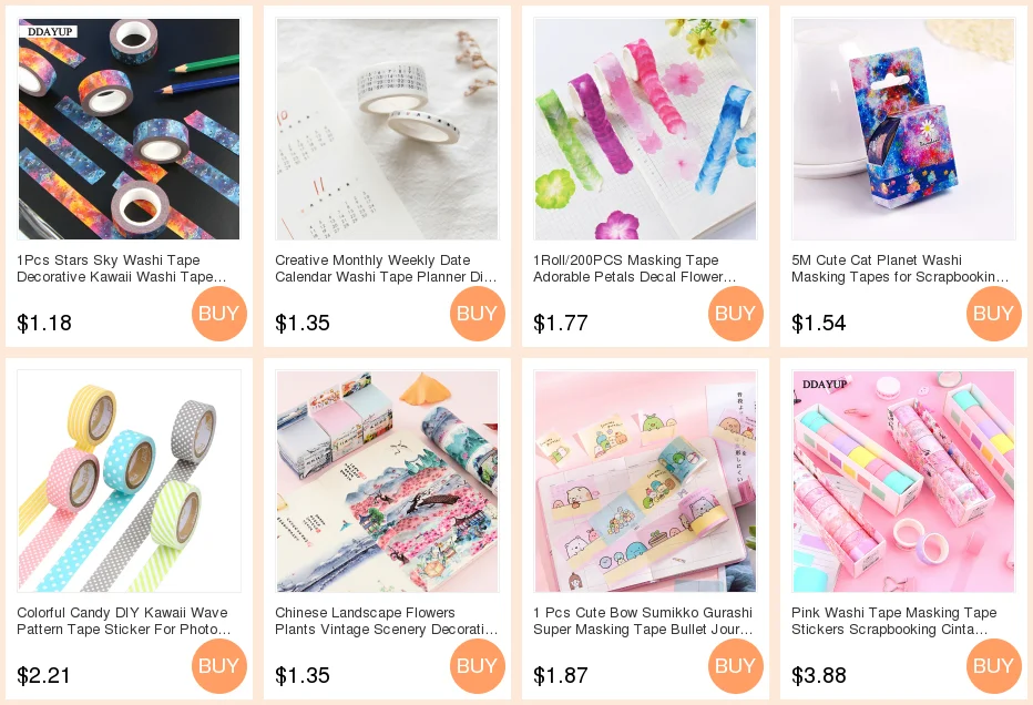 4 шт./лот Kawaii Единорог Васи клейкие ленты DIY декоративные 15 мм* 10 м клейкие Маскировочные ленты Симпатичные Васи клейкие ленты декоративные клейкие ленты