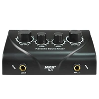 nkr audio mixer microphone webcast entertainment streamer live sound card for phone computer