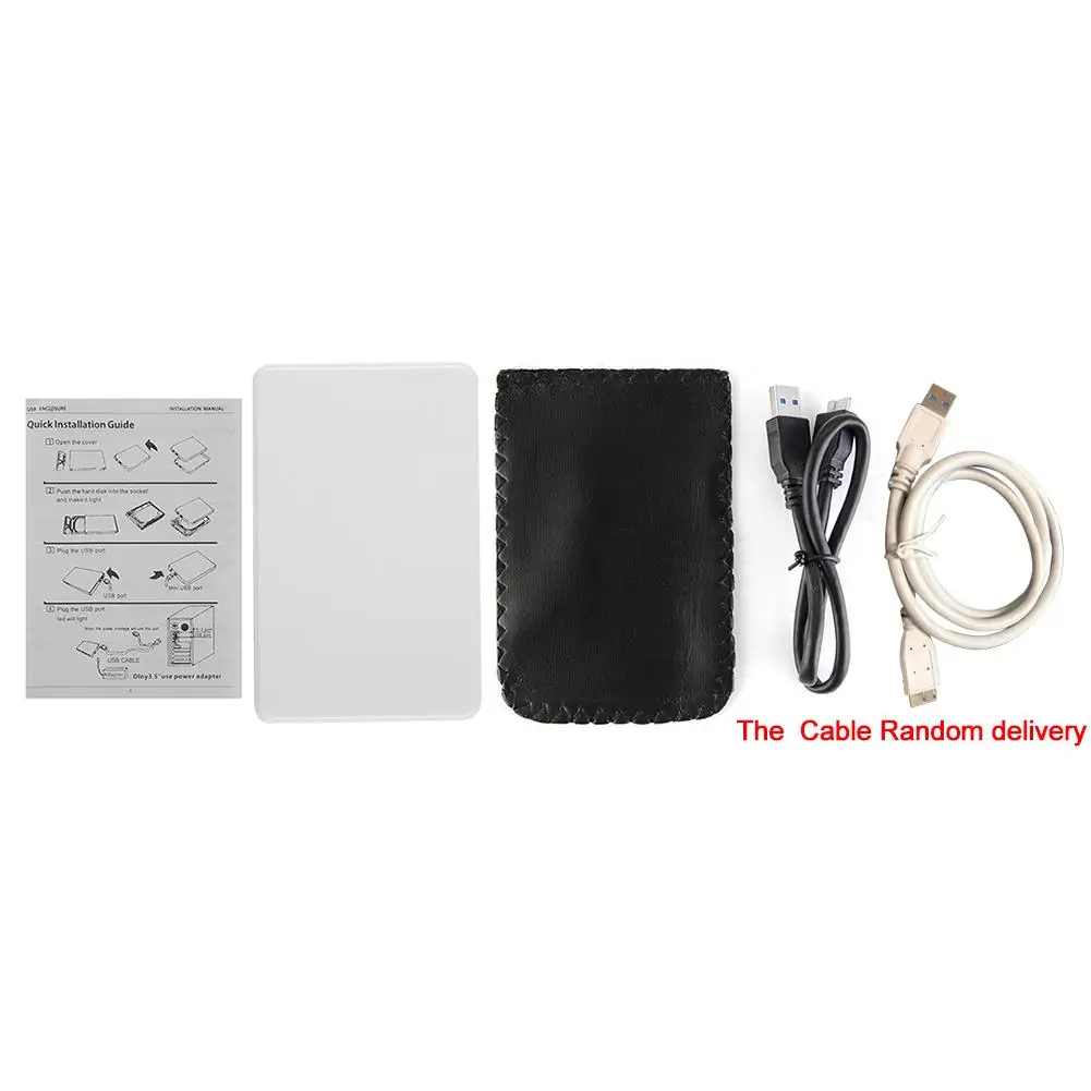 USB 3 0 SATA HDD Box 1 ТБ HD жесткий диск внешний корпус чехол для хранения s 2 5 hdd запасная
