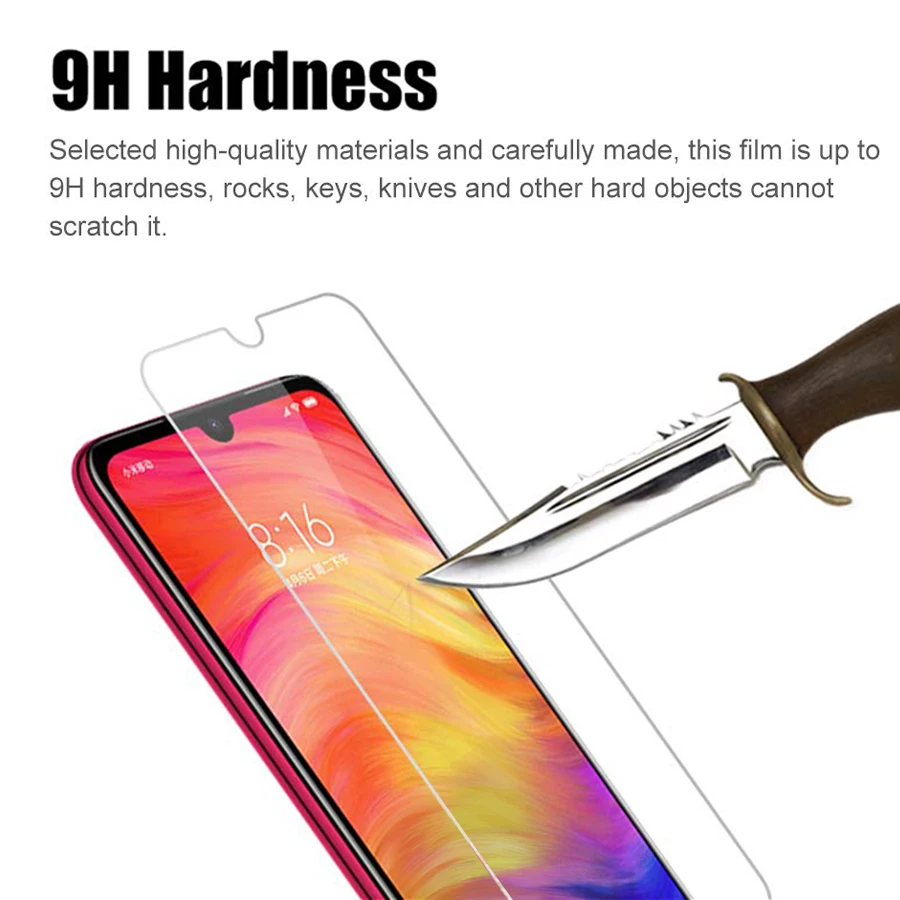 Закаленное стекло 2.5D для Xiaomi Redmi Note 7 6 K20 Pro Защитная пленка экрана Pocophone F1 Mi 9T 8 SE A2