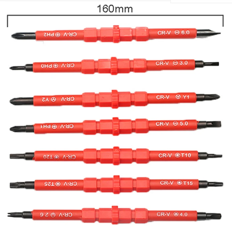Фото Insulated Screwdriver Set 7 Piece Milwaukee Electrical Electrician Hand Tool Multifunctional Opening Repair Precision Инструменты Insulated Screwdriver Set 7 Piece Milwaukee Electrical Electrician Hand Tool Multifunctional Opening Repair Precision Инструменты