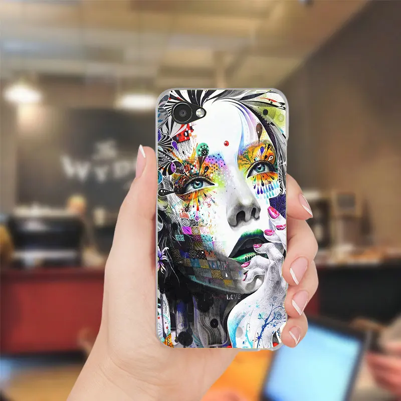 Мягкий силиконовый чехол из ТПУ с рисунком девушки кота дракона для LG G2 G3 Mini G4 G5 G6