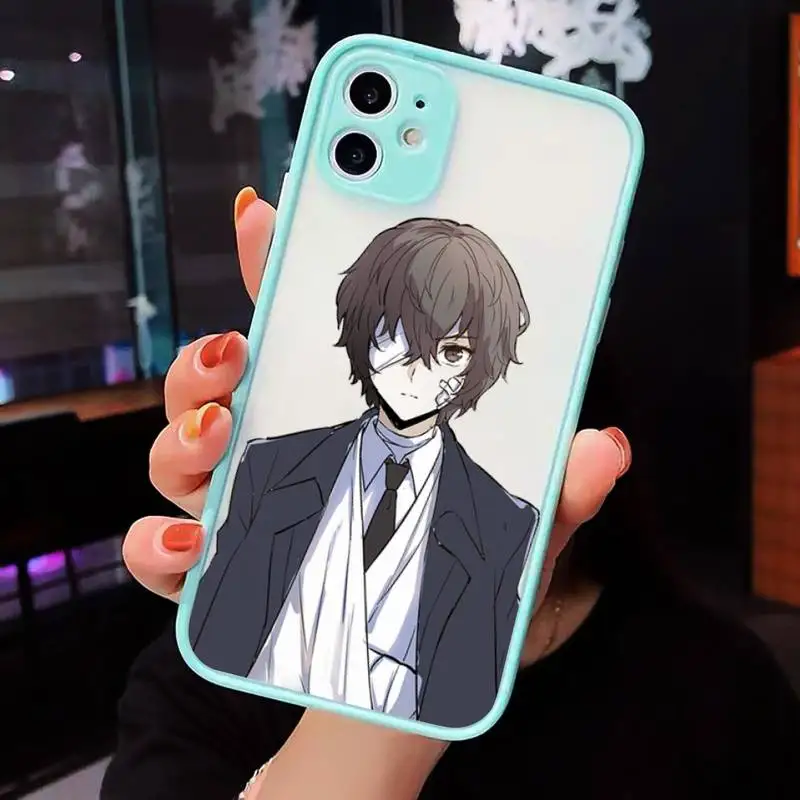 

Japan anime bungou stray dogs Dazai Osamu Phone_yyt Phone Case matte transparent For iphone 7 8 11 12 plus mini x xs xr pro max