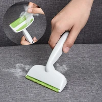 reusable pet hair removal brush cat dog combs sofa bed portable travel household cleaning brush for furniture carpet