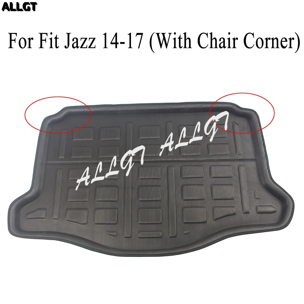 Задняя Крышка багажника коврики для груза защита пола подкладка Honda Fit Jazz 2014 2015 2016
