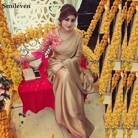 smileven traditional moroccan kaftan lace formal evening dress muslim party dress long dubai special occasion dresses