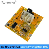 battery board 5s 18v 21v 40a bms lithium with balance for 21v 18v screwdriver shurik and vacuum cleaner battery pack use turmera