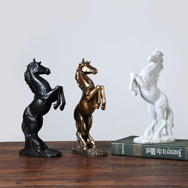 

Horse Decoration Animal Figurines Christmas Decorations 2022 Room Decor Aesthetics Home Decoration Accessories for Living Room