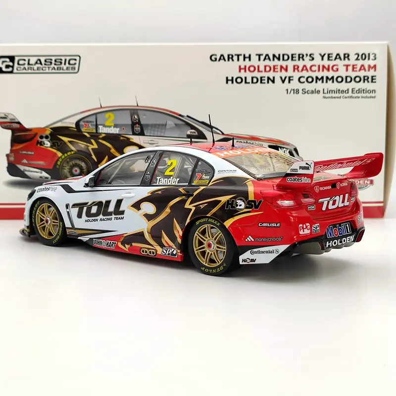 Классические каркасные столы 1:18 для Garth Тандер 2013 Toll Holden VF модор #2 18534 литые модели