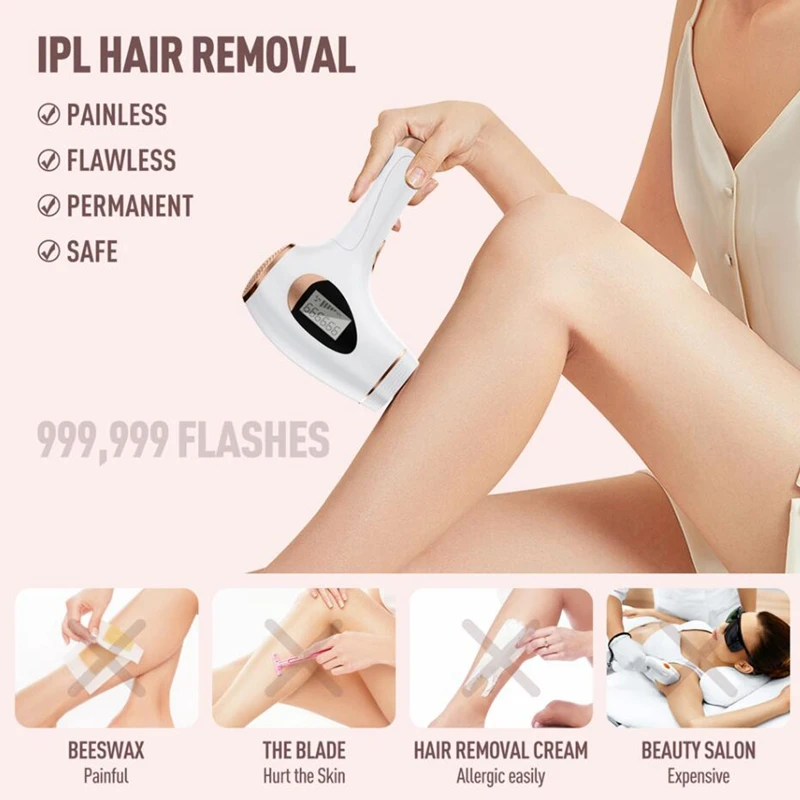 Фотоэпилятор IPL 990000 для перманентного удаления волос | Бытовая техника