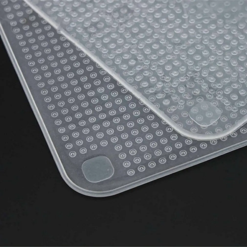 

4Pcs/lot Reusable Silicone Wrap Seal Food Fresh Keeping Wrap Lid Cover Stretch Vacuum Food Wrap Kitchen Tools