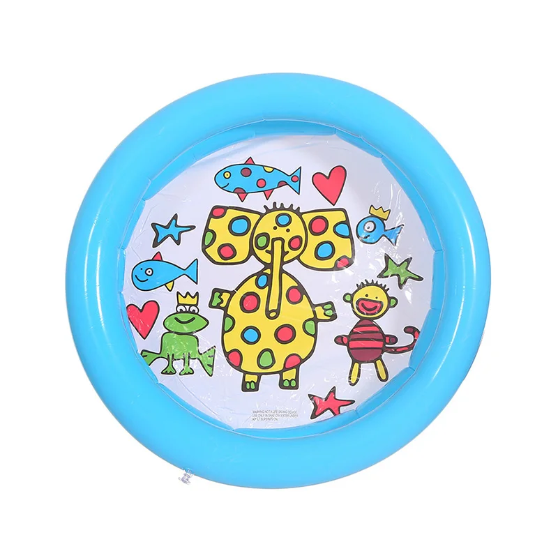 Надувной бассейн для детей Съемный Домашний детский купания мини голубой