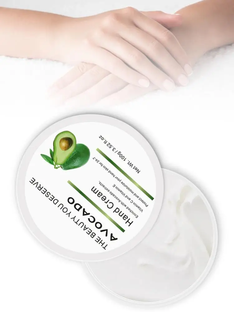 Крем для рук зеленый Растительный и фруктовый экстракт увлажняющий питательный