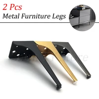24 pcs feet for metal light luxury hardware furniture table chair mount sofa tv cabinet bathroom gold black support feet