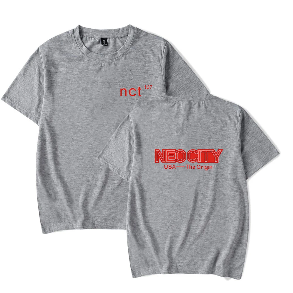 Модные NCT-127 в Корейском стиле футболки высокого качества для мальчиков и девочек