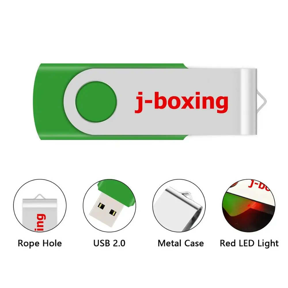 Складные USB флеш-накопители J-boxer 16 ГБ поворотный флэш-накопитель карта памяти для