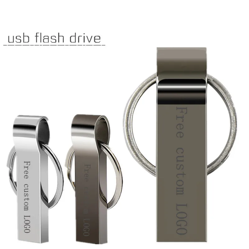 

KRY usb flash drive 2.0 64GB 32GB 16GB 8GB 4GB pen USB2.0 drive waterproof portable key metal memory stick storage thumb U disk