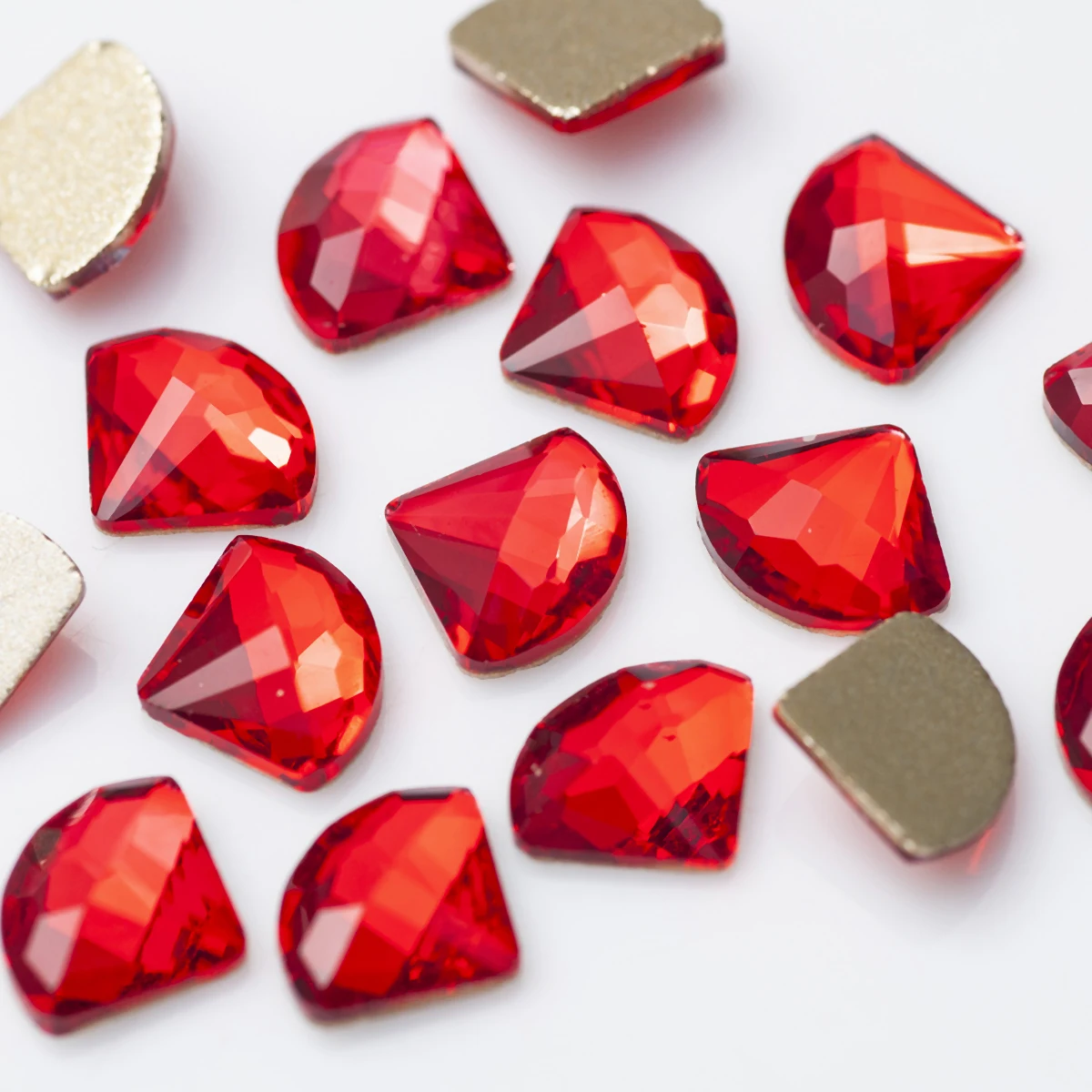 20 штук смешанные Форма красного цвета украшение для ногтей ювелирное изделие на