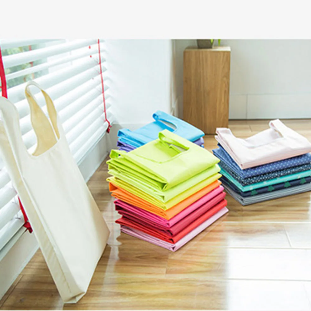 Сумка для покупок с квадратным карманом многоразовая складная сумка из